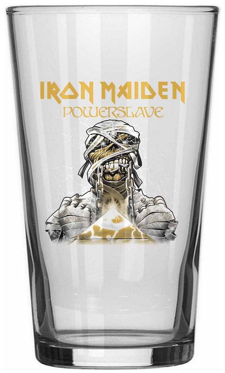 EMP "Powerslave" Bierglas klar von Iron Maiden Angebote