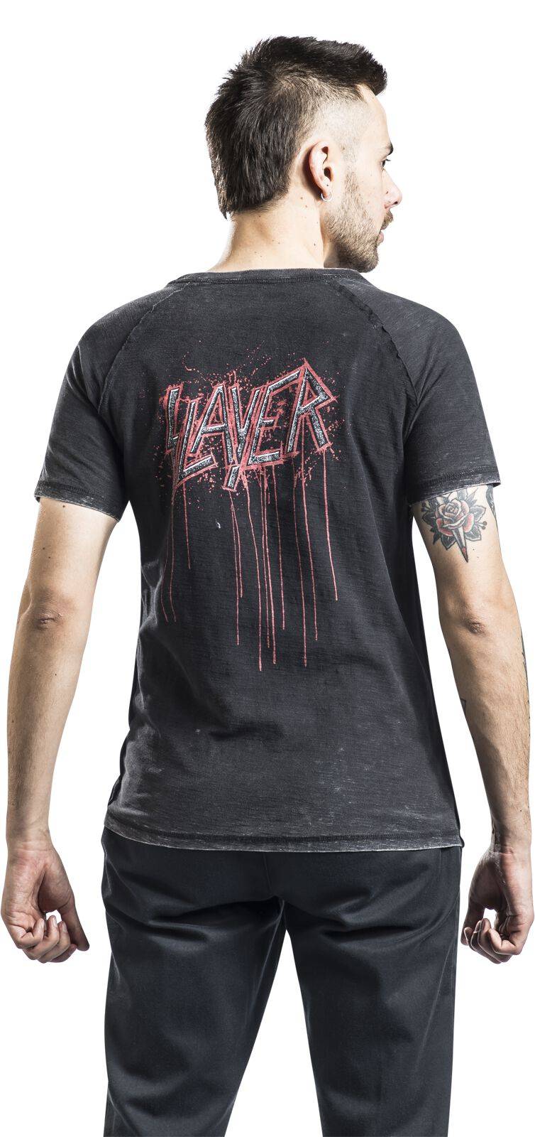 EMP "EMP Signature Collection" T-Shirt dunkelgrau/grau von Slayer Limitierter Zeitrabatt