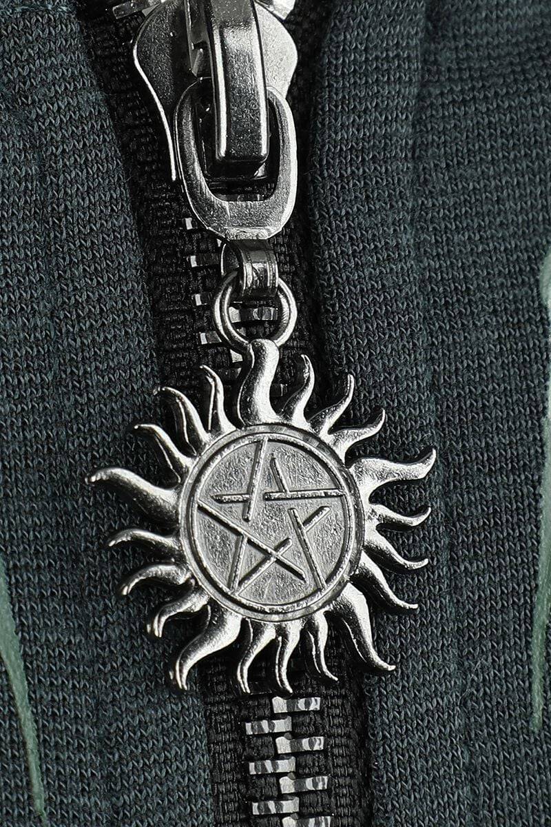 EMP "Witchy Vibes" Top petrol von Supernatural Fabrik Onlineshop