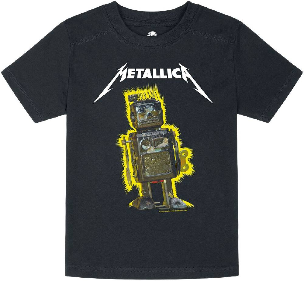 EMP "Metal-Kids - Robot Blast" T-Shirt schwarz von Metallica Sonderangebot