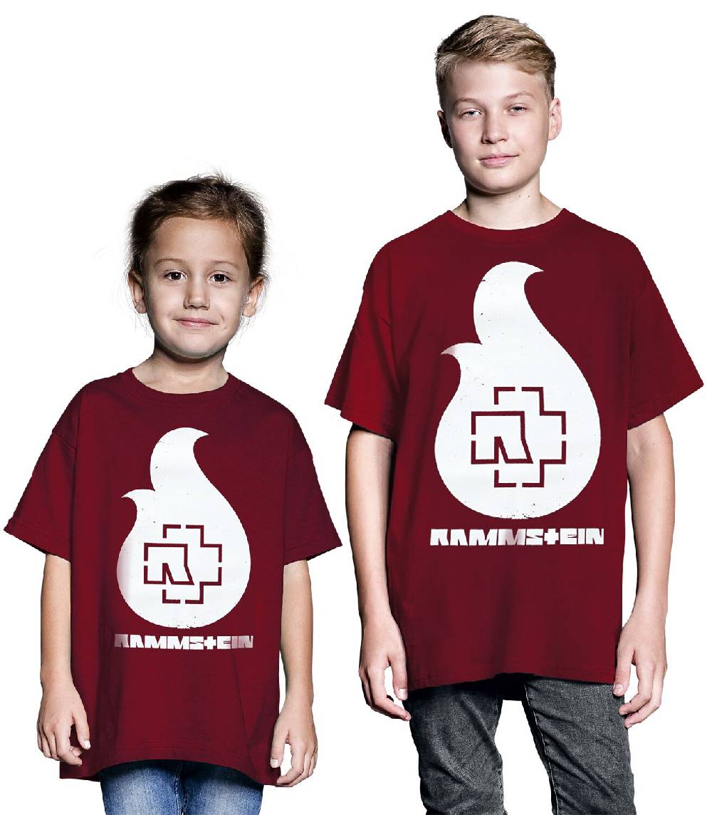 EMP "Kids - Flamme" T-Shirt burgund von Rammstein Online Shopping