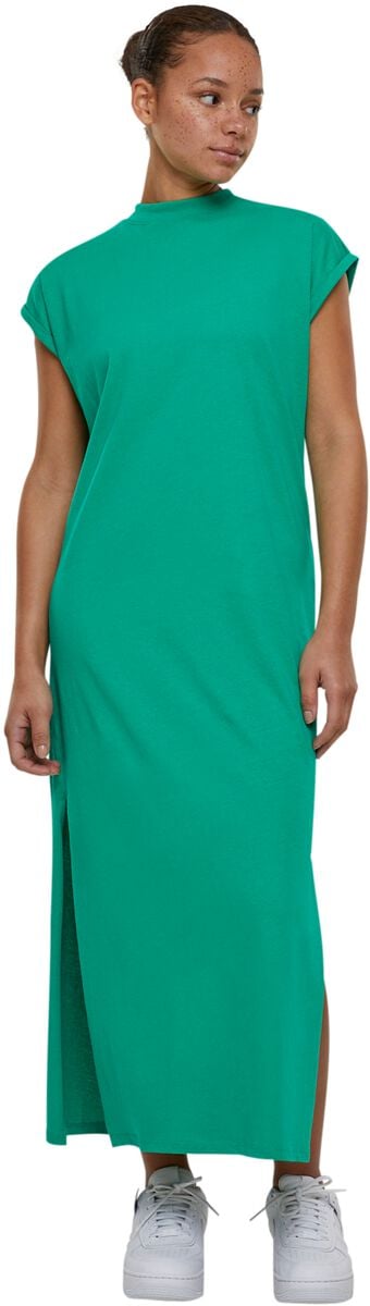EMP "Ladies Long Extended Shoulder Dress" Langes Kleid grün von Urban Classics Top Angebot