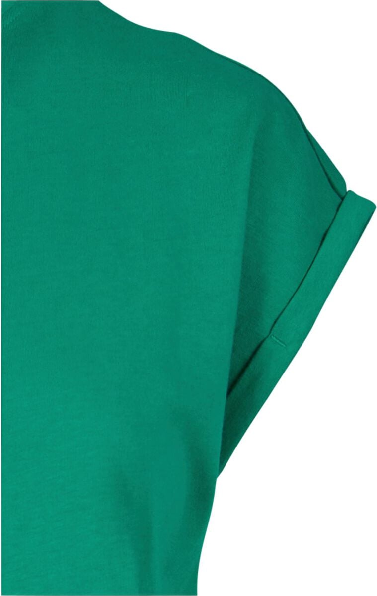 EMP "Ladies Long Extended Shoulder Dress" Langes Kleid grün von Urban Classics Top Angebot