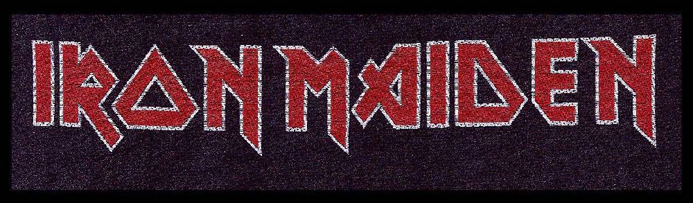 EMP "Iron Maiden Logo" Patch schwarz/rot/weiß von Iron Maiden Tiefpreis