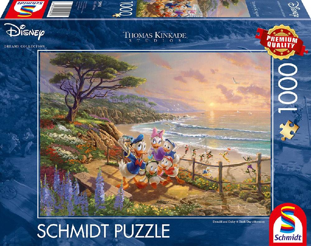 EMP "Thomas Kinkade Studios - Disney Dreams Collection - A Duck Day Afternoon" Puzzle multicolor von Micky Maus Super Sparpreis