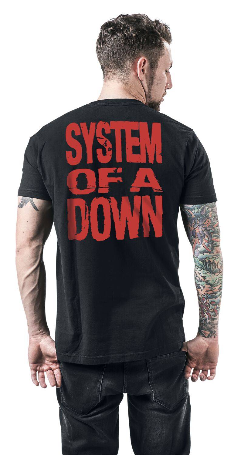 EMP "Sugar" T-Shirt schwarz von System Of A Down Sonderangebot der Fabrik