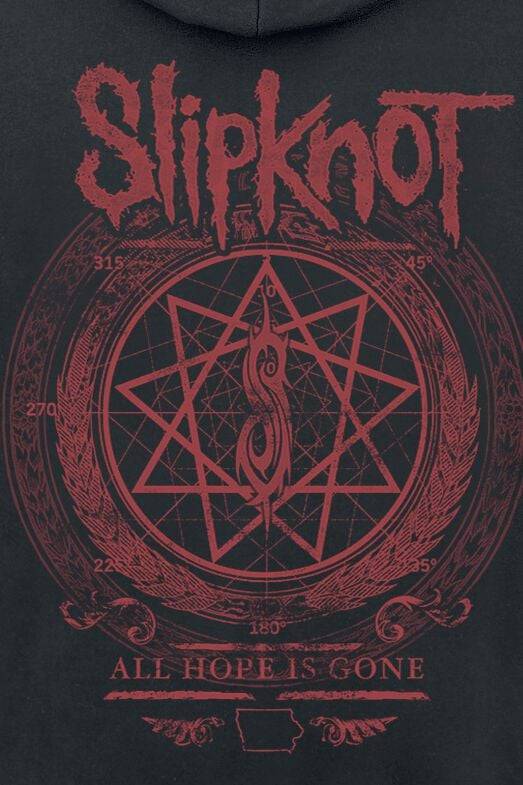 EMP "Blurry" Kapuzenpullover schwarz von Slipknot Riesige Rabatte