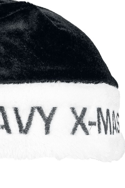 EMP "Weihnachtsmütze" Mütze schwarz/weiß von Heavy X-Mas 50% Rabatt mit kostenlosem Versand