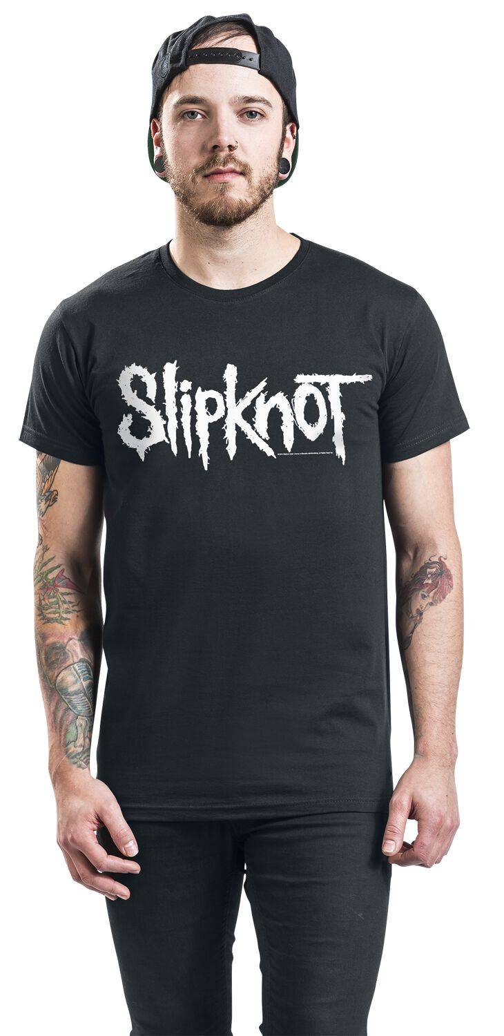 EMP "White Logo" T-Shirt schwarz von Slipknot Clearance-Verkauf