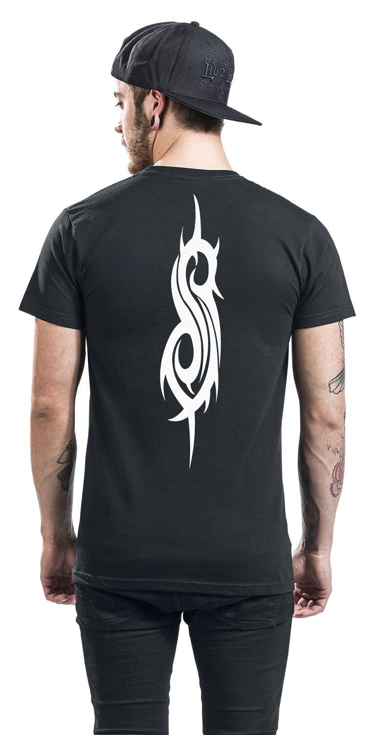 EMP "White Logo" T-Shirt schwarz von Slipknot Clearance-Verkauf