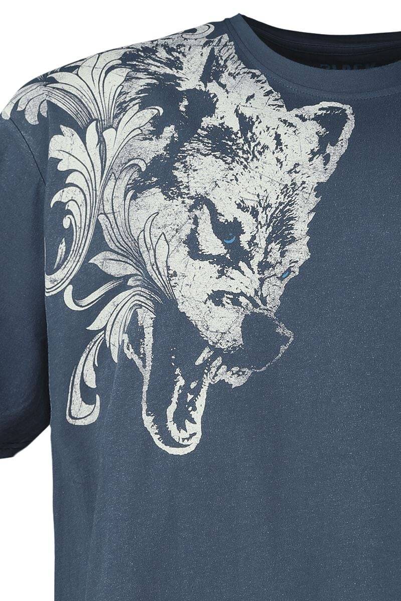 EMP T-Shirt blau von Black Premium by EMP Kostenloser Versand international