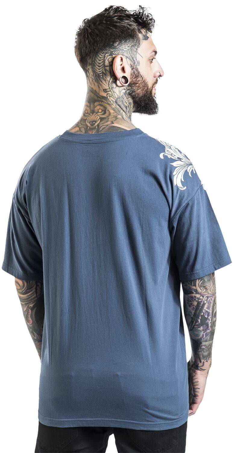 EMP T-Shirt blau von Black Premium by EMP Kostenloser Versand international