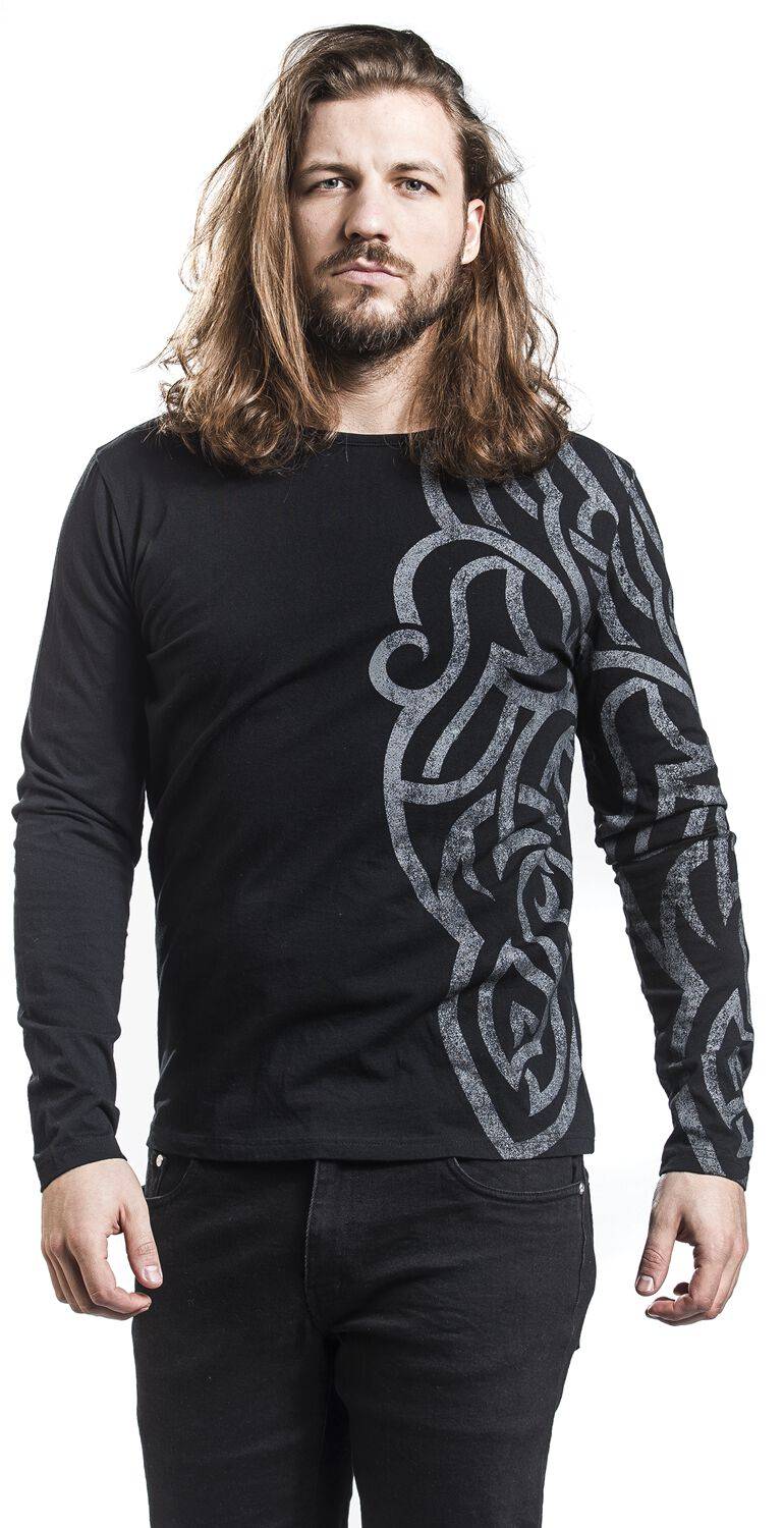 EMP Langarmshirt schwarz von Black Premium by EMP Black Friday Preise
