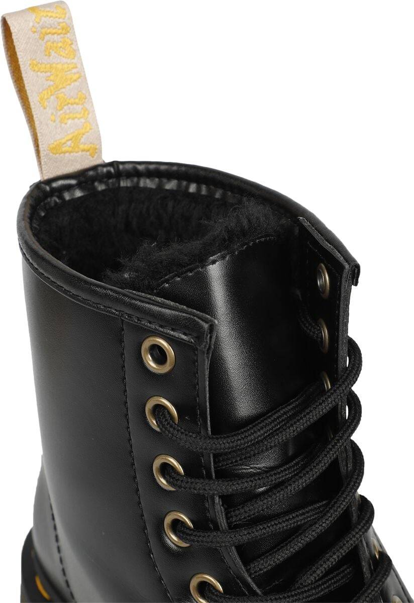 EMP "Vegan 1460 - Black Norfolk Flat" Boot schwarz von Dr. Martens Online