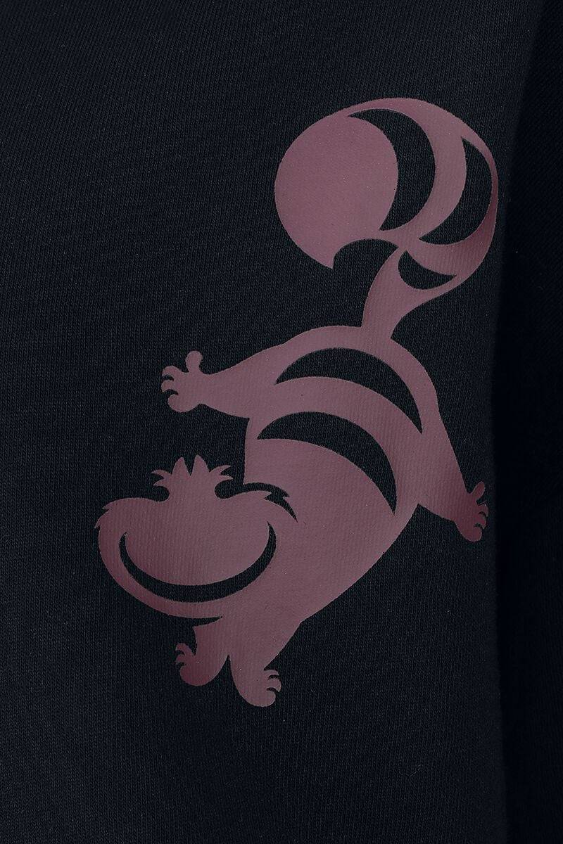 EMP "Everyone here is Mad" Kapuzenpullover schwarz/lila von Alice im Wunderland Kostenloser Versand