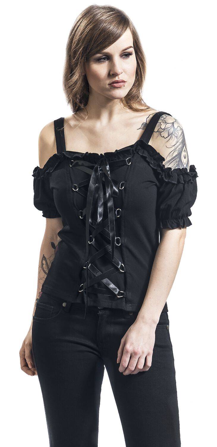 EMP T-Shirt schwarz von Gothicana by EMP Fabrik Onlineshop