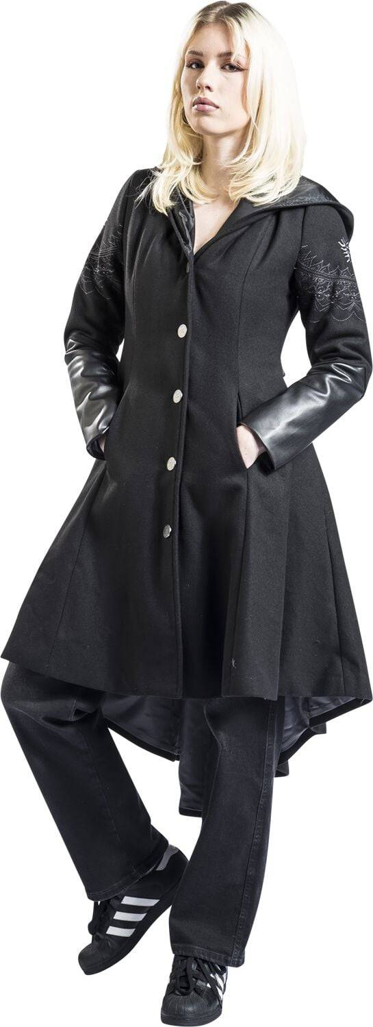 EMP "Devil's Trap" Wintermantel schwarz von Supernatural Rabatt