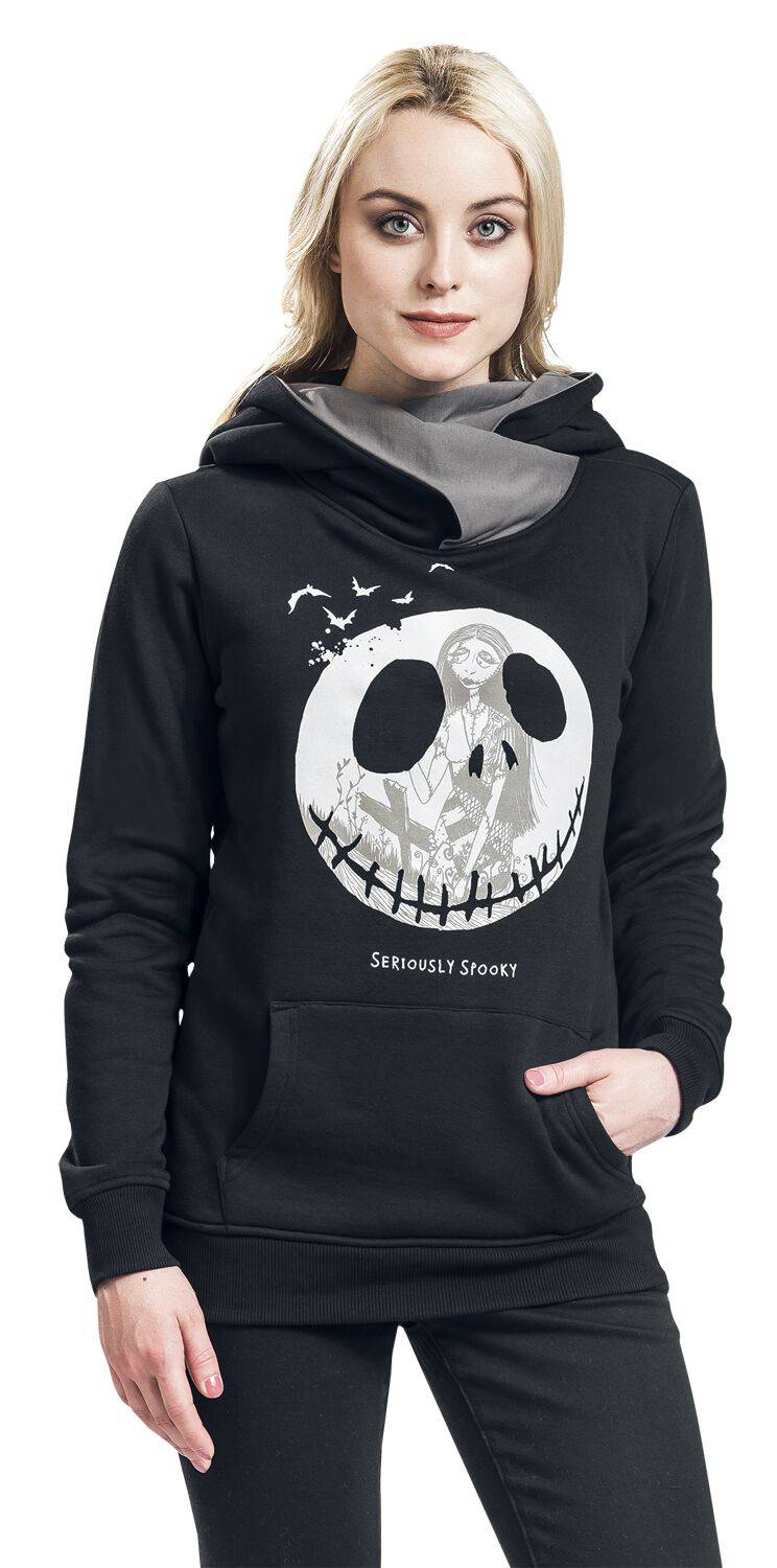 EMP "Jack Skellington & Sally - Seriously Spooky" Kapuzenpullover schwarz/grau von The Nightmare Before Christmas Großer Ausverkauf