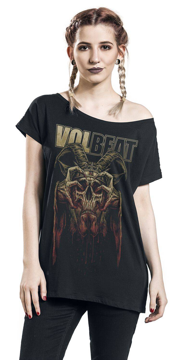 EMP "Bleeding Crown Skull" T-Shirt schwarz von Volbeat Saisonschlussverkauf