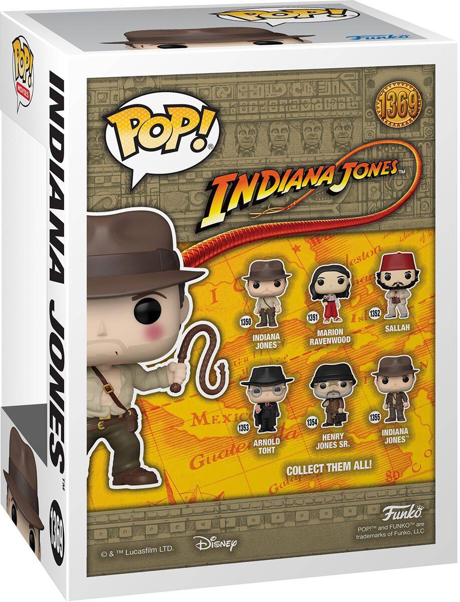 EMP "Indiana Jones und der Tempel des Todes - Indiana Jones Vinyl Figur 1369" Funko Pop! multicolor von Indiana Jones Neueste Mode