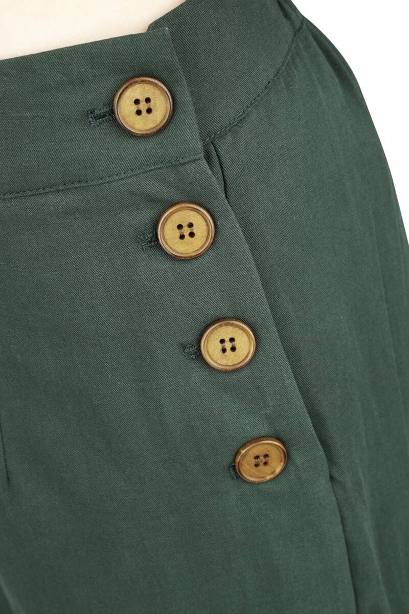 EMP "Pretty Perfect Trousers" Stoffhose grün von Banned Retro Saisonale Angebote