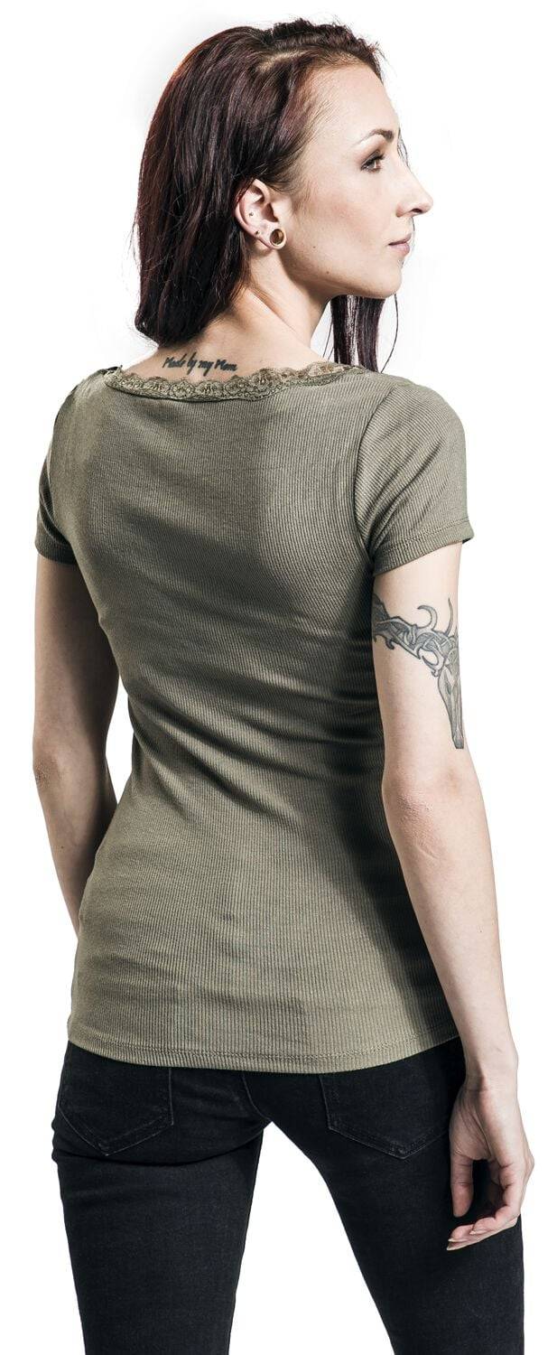 EMP "Mariella" T-Shirt khaki von Hailys Kauf eins, bekomm eins gratis
