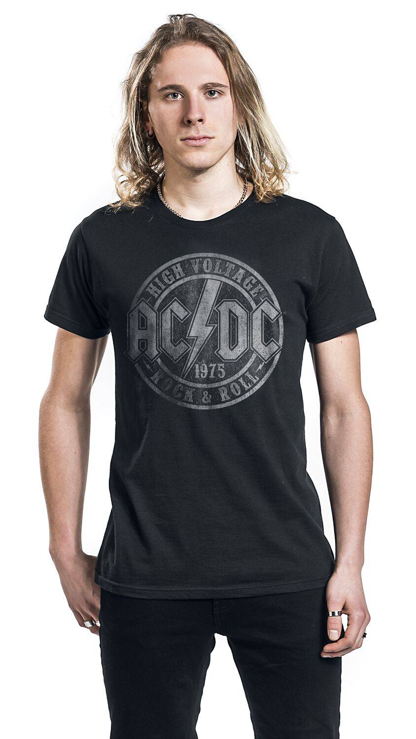 EMP "High Voltage 1975" T-Shirt schwarz von AC/DC Super Sparpreis