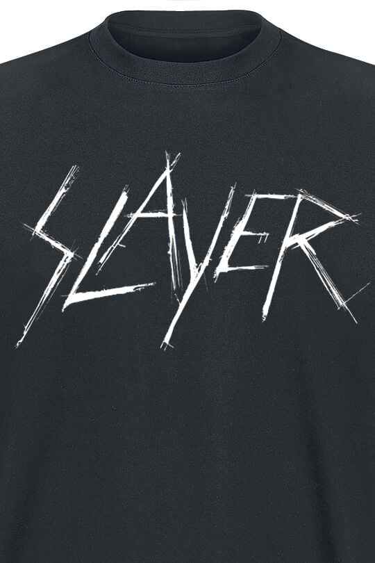 EMP "Scratchy Logo" T-Shirt schwarz von Slayer Kostenlose Rückgabe