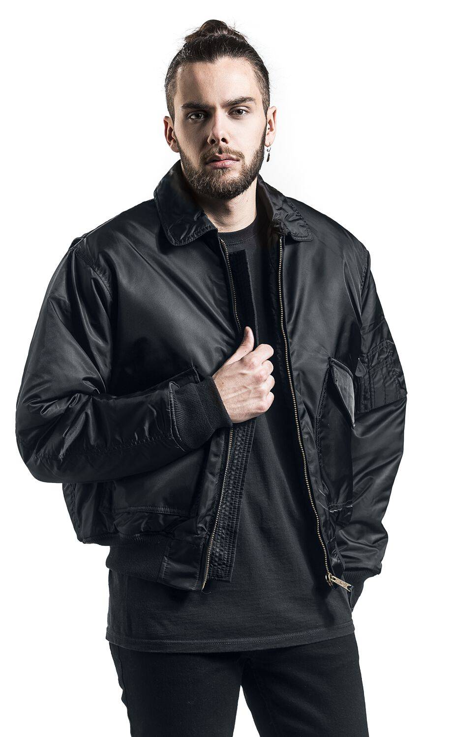 EMP "CWU Jacke" Übergangsjacke schwarz von Brandit Saisonschlussverkauf
