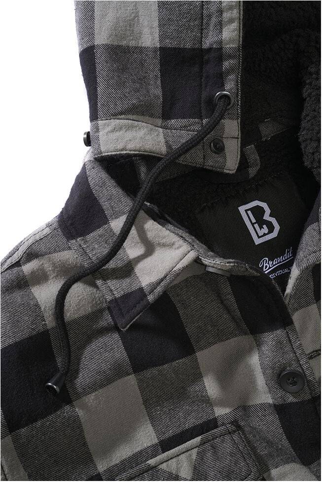 EMP "Lumberjacket Hooded" Übergangsjacke schwarz von Brandit Weihnachtsangebot