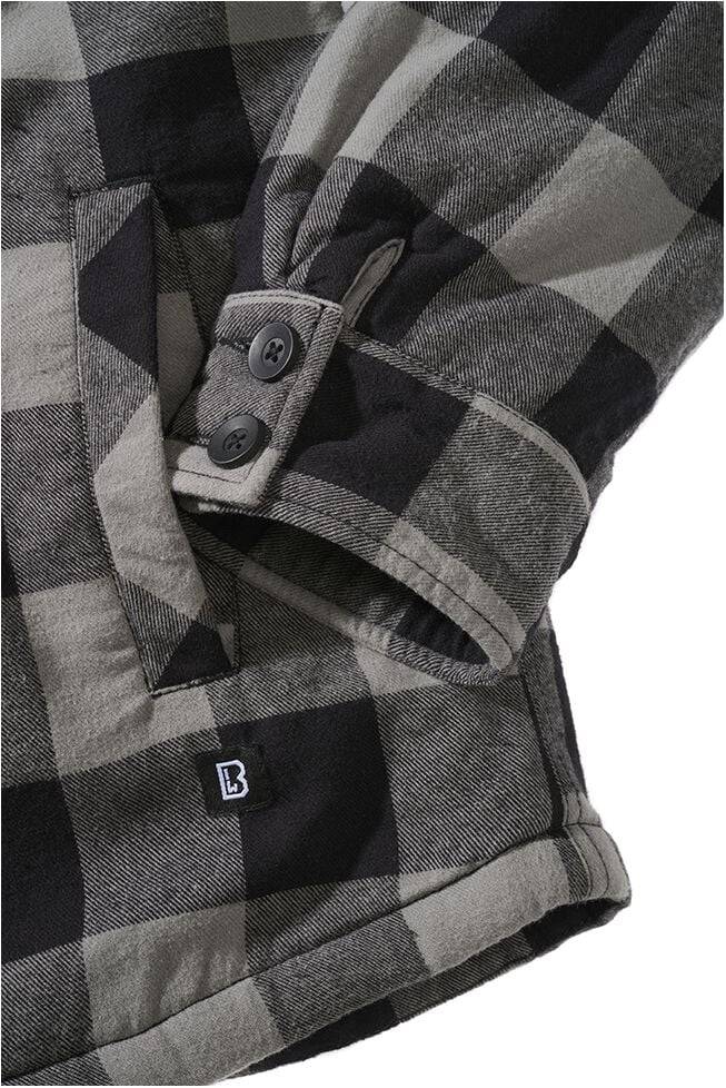 EMP "Lumberjacket Hooded" Übergangsjacke schwarz von Brandit Weihnachtsangebot