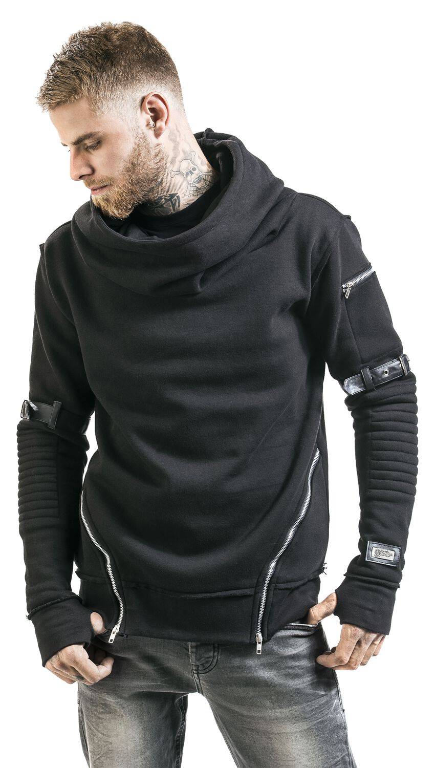 EMP "Voyage Hood" Kapuzenpullover schwarz von Vixxsin Muttertagsangebot