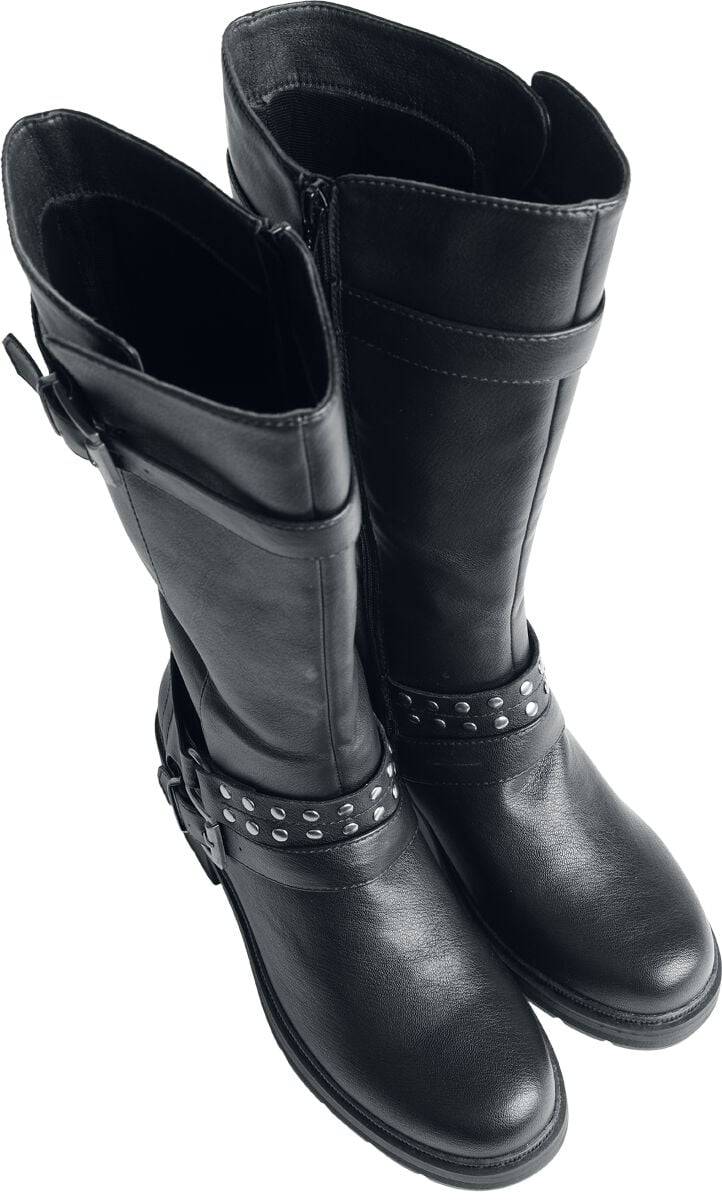 EMP Stiefel schwarz von Gothicana by EMP Vatertagsangebot