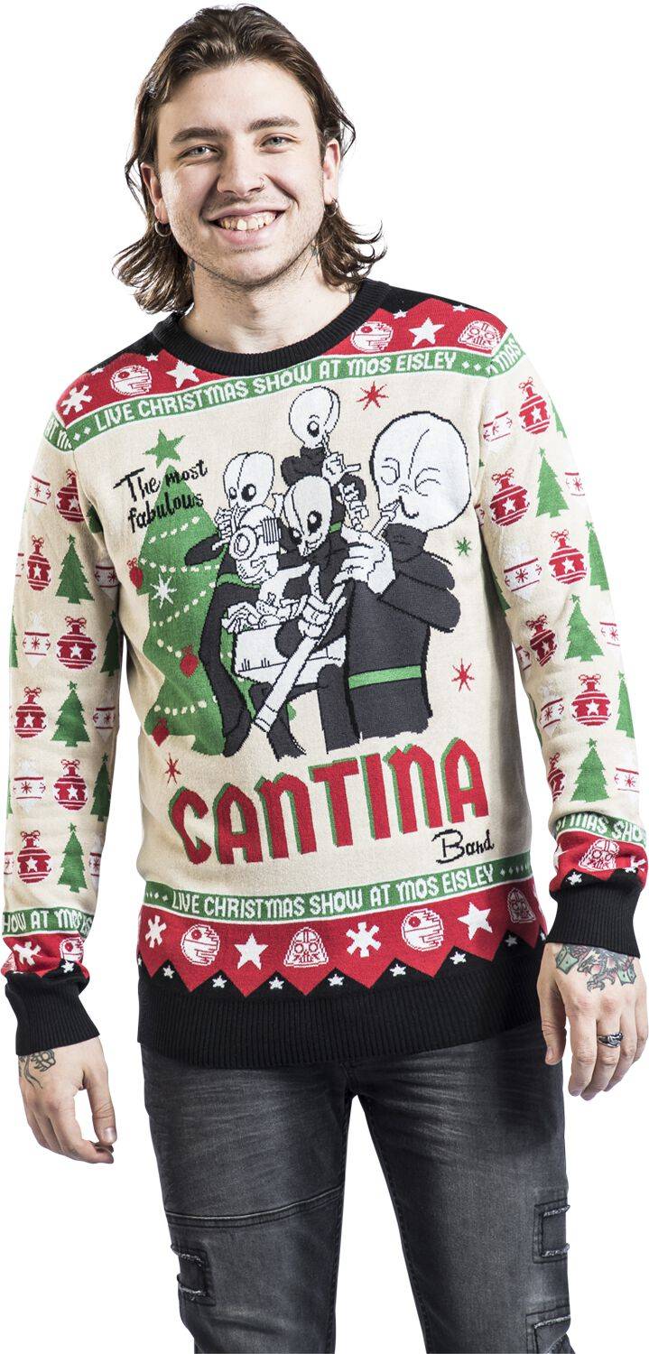 EMP "Cantina Band" Weihnachtspullover multicolor von Star Wars Neueste Mode