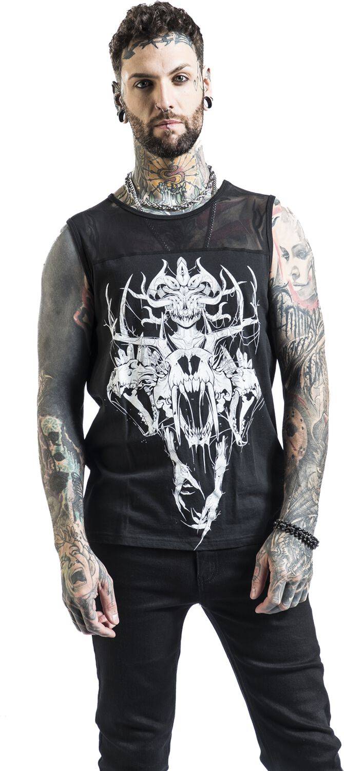 EMP Tank-Top schwarz von Gothicana by EMP Zeitbegrenzte Promotion