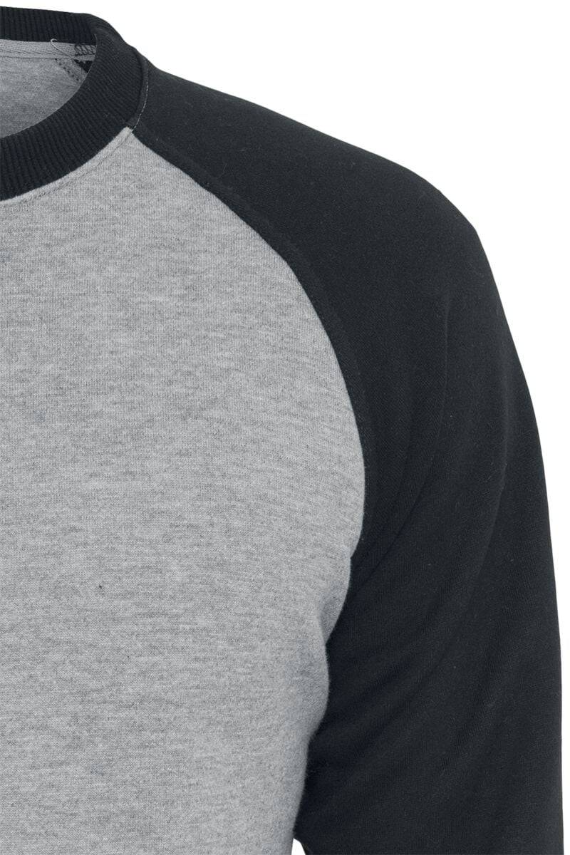 EMP "2-Tone Raglan Crewneck" Sweatshirt grau/schwarz von Urban Classics Bis zu 60% Rabatt