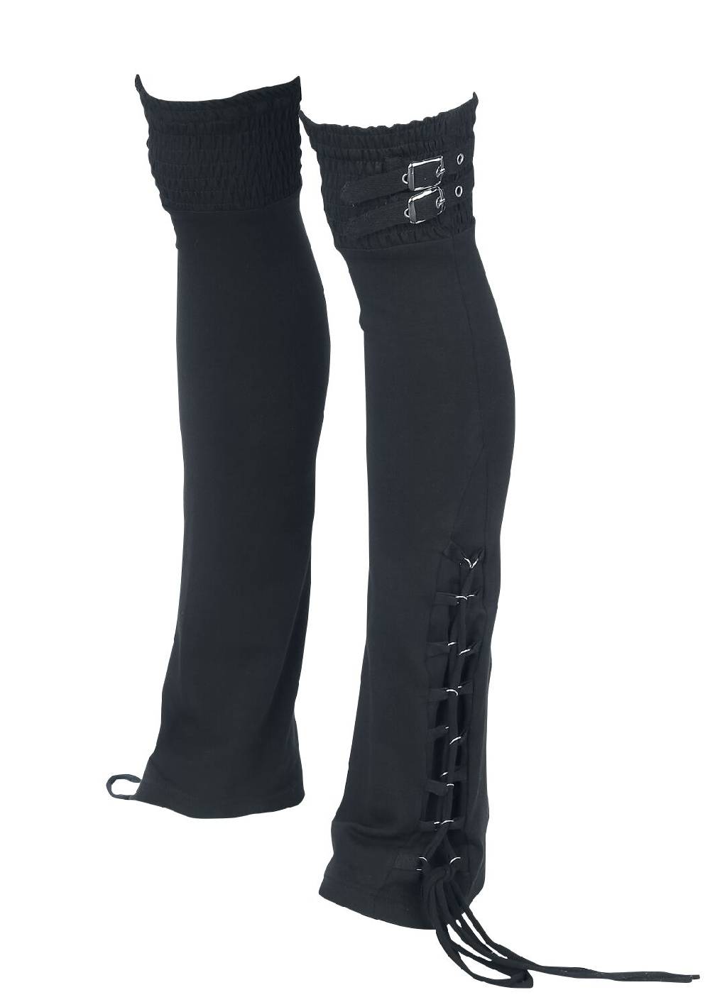 EMP Kniestrümpfe schwarz von Gothicana by EMP Sonderangebot der Fabrik
