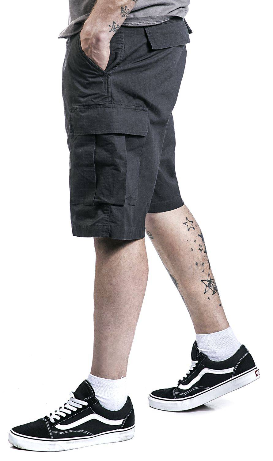 EMP "BDU Ripstop Short" Short anthrazit von Brandit 50% Rabatt mit kostenlosem Versand