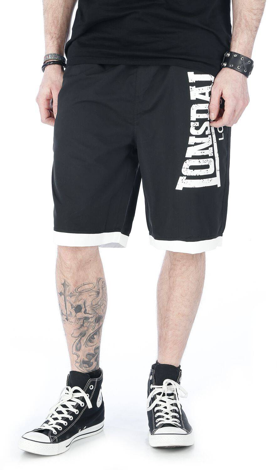 EMP "Clennel" Badeshort schwarz von Lonsdale London Clearance-Verkauf
