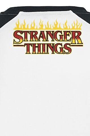 EMP "Hellfire Club" T-Shirt weiß/schwarz von Stranger Things im Angebot