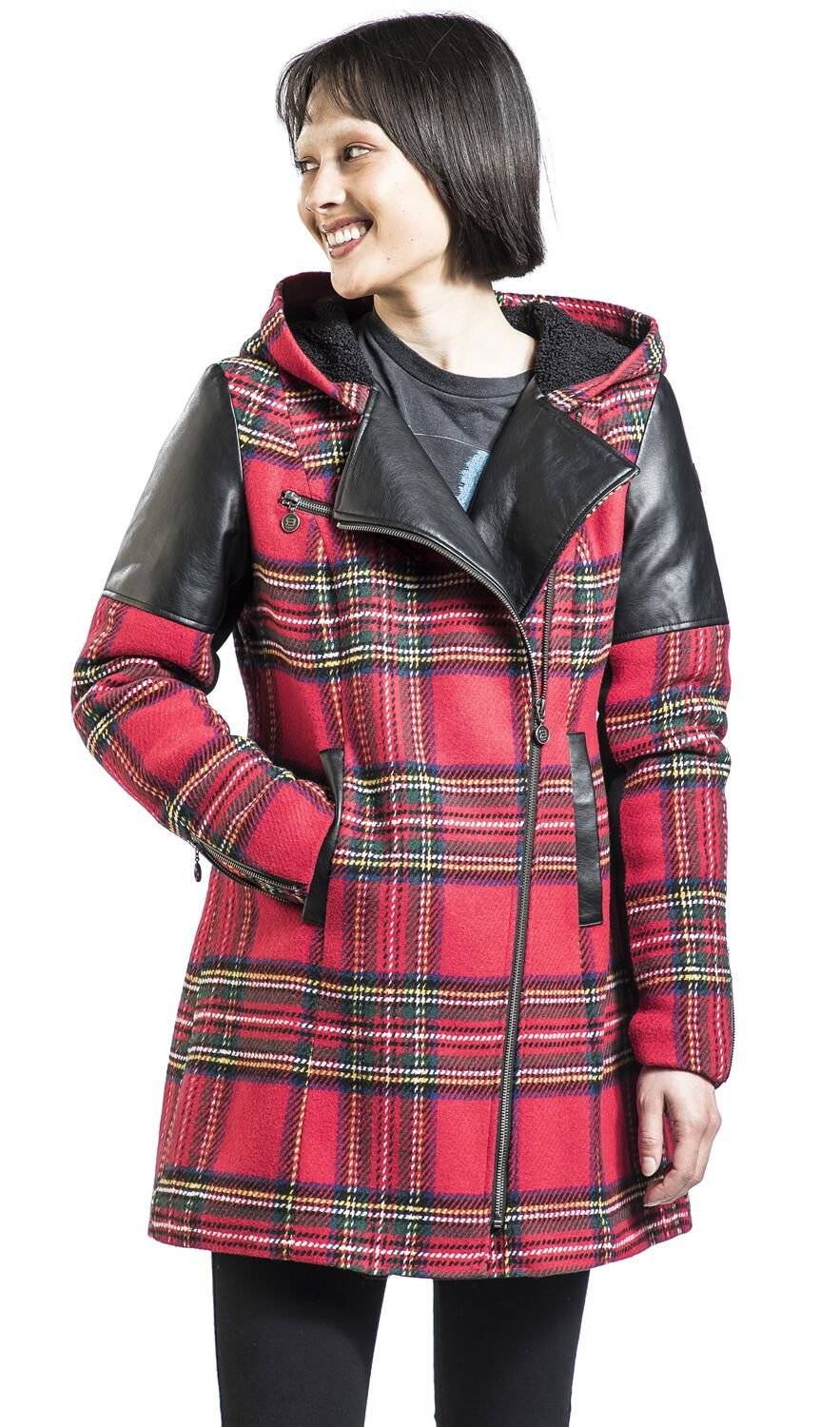 EMP Übergangsjacke schwarz/rot von RED by EMP Blitzverkäufe