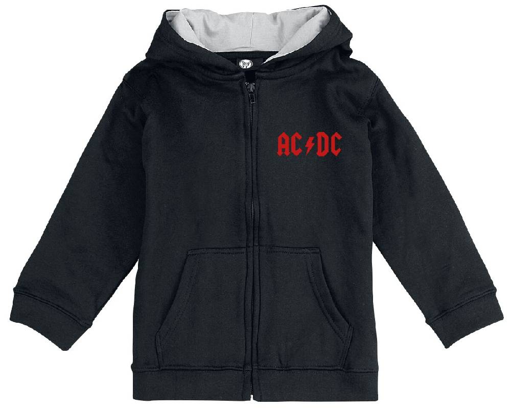 EMP "Metal-Kids - Black Ice" Baby-Kapuzenjacke schwarz von AC/DC Jubiläumsangebot