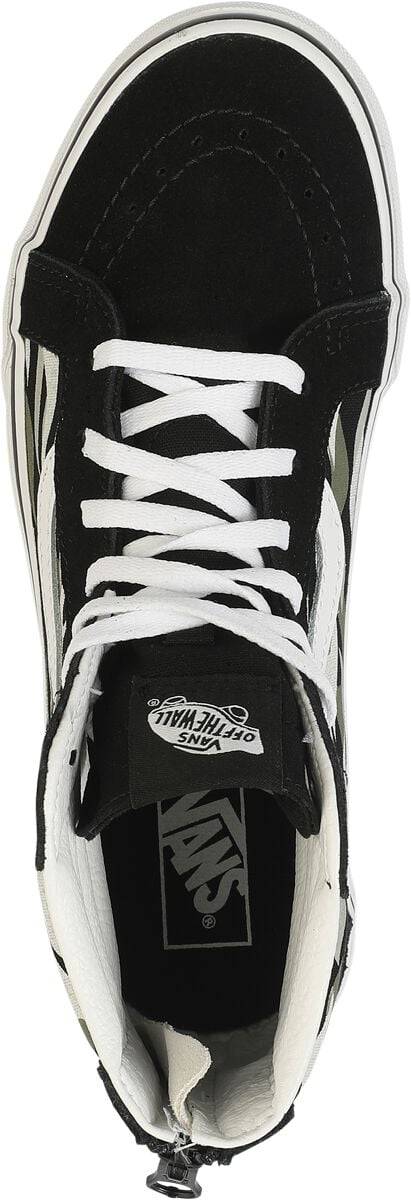 EMP "SK8-HI Zip Flame Camo" Kinder Sneaker schwarz/grau von Vans Kids Online Outlet