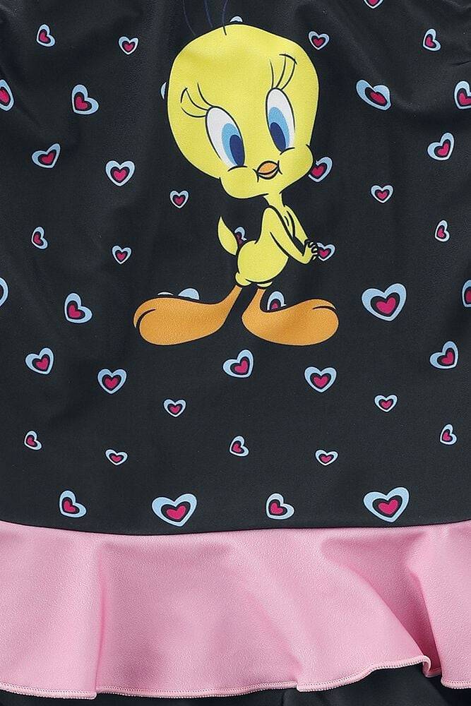 EMP "Kids - Charming Tweety" Kinder Badeanzug schwarz von Looney Tunes Zeitlich begrenztes Angebot