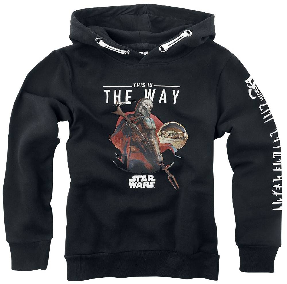 EMP "Kids - The Mandarlorian - This Is The Way" Kapuzenpullover schwarz von Star Wars Blitzangebot