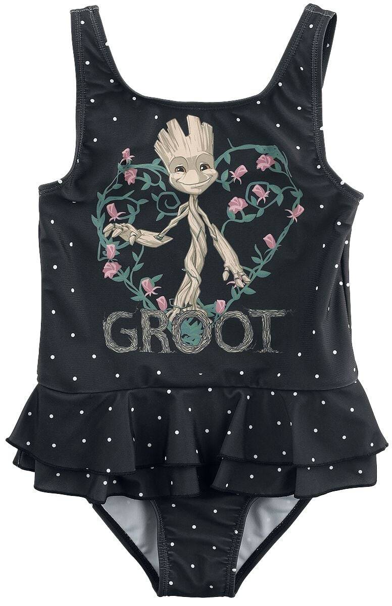EMP "Kids - Heart Groot" Kinder Badeanzug schwarz von Guardians Of The Galaxy Große Rabatte