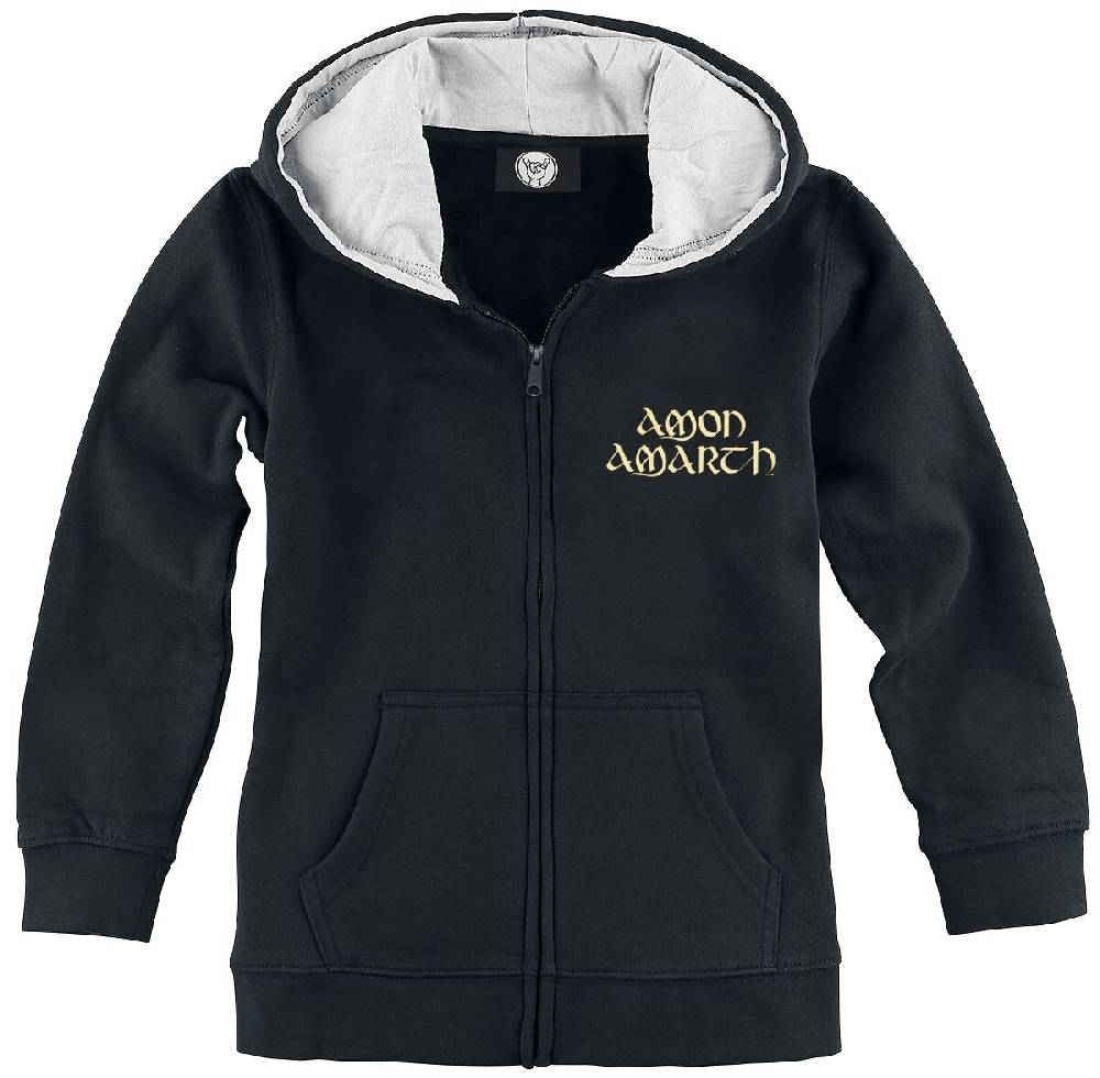 EMP "Metal-Kids - Little Berserker" Kinder-Kapuzenjacke schwarz von Amon Amarth Bestseller