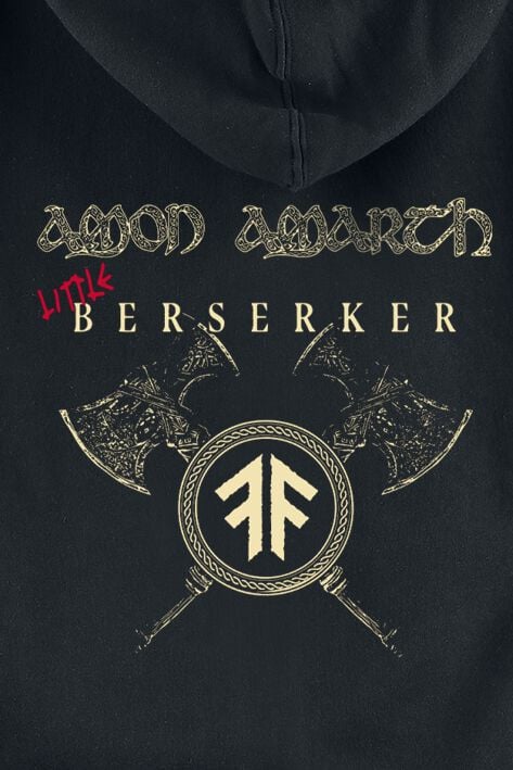 EMP "Metal-Kids - Little Berserker" Kinder-Kapuzenjacke schwarz von Amon Amarth Bestseller