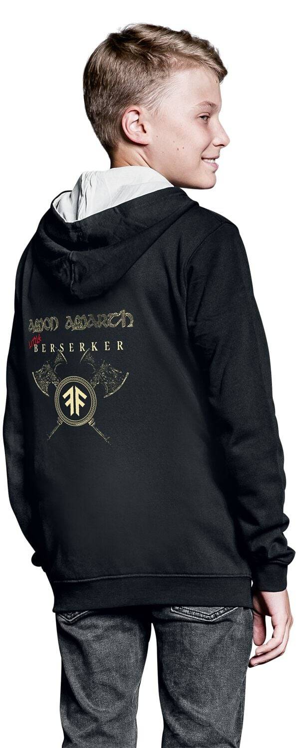 EMP "Metal-Kids - Little Berserker" Kinder-Kapuzenjacke schwarz von Amon Amarth Bestseller