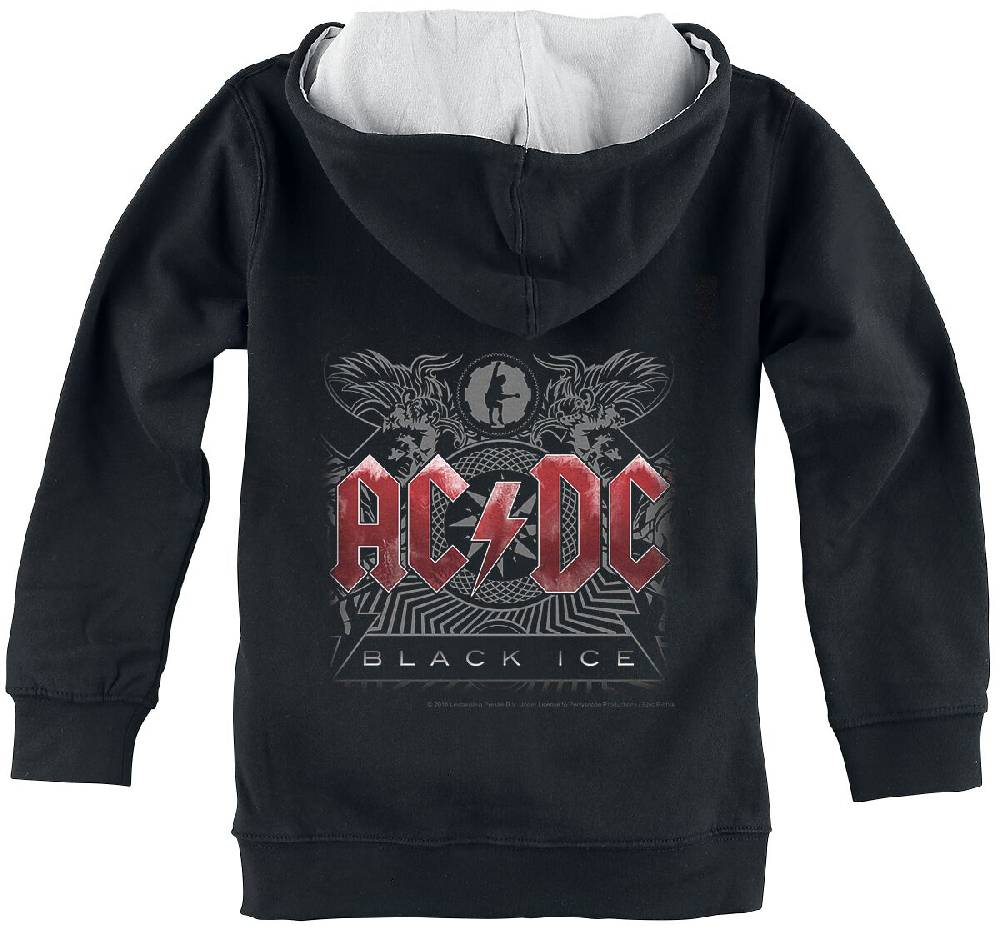 EMP "Metal-Kids - Black Ice" Kinder-Kapuzenjacke schwarz von AC/DC Saisonale Angebote
